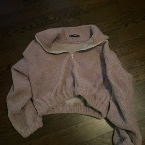 TEDDY QUATER ZIP SWEATSHIRT